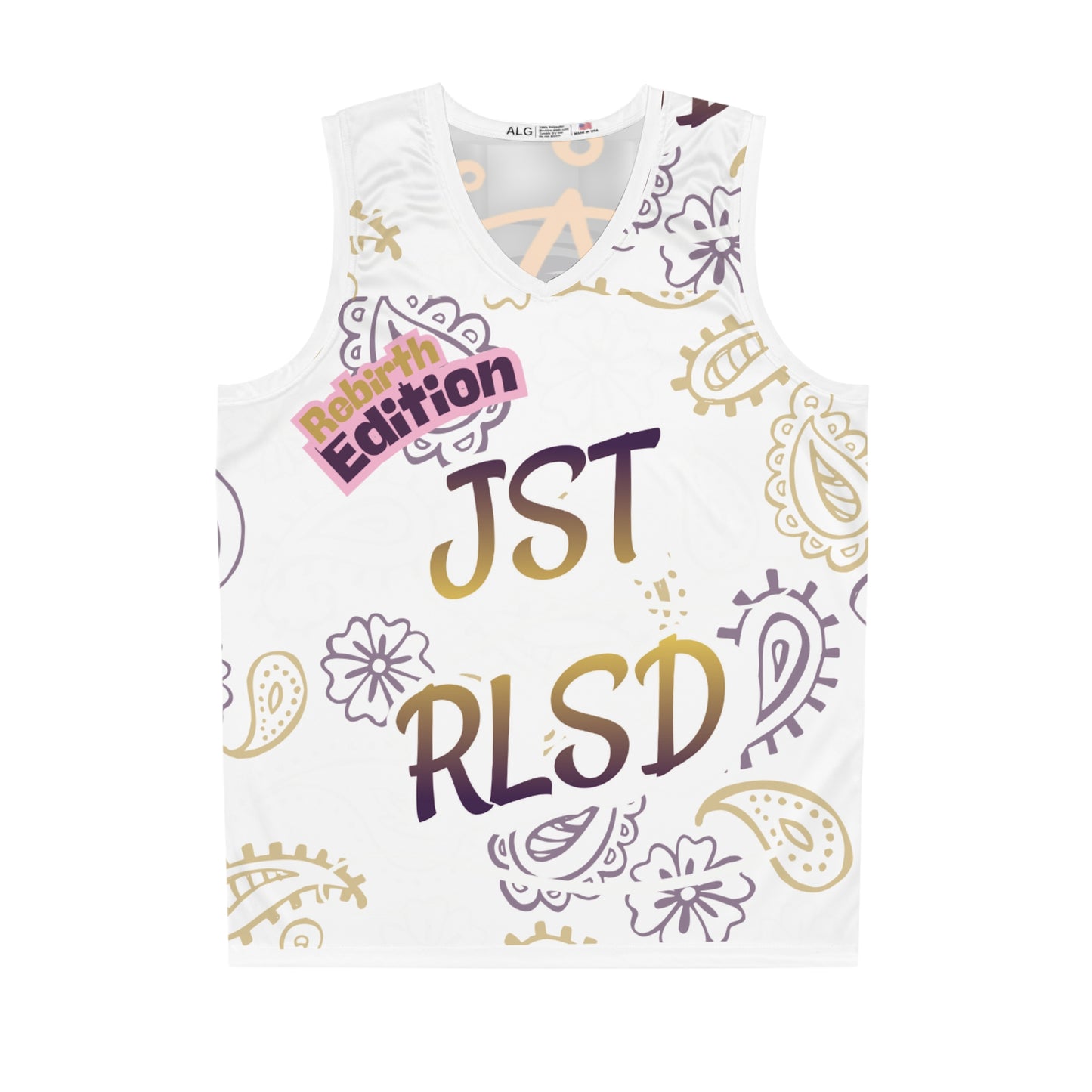 JST RLSD Basketball Singlet – Rebirthed Edition Unapologetic. Unstoppable. Unfiltered.