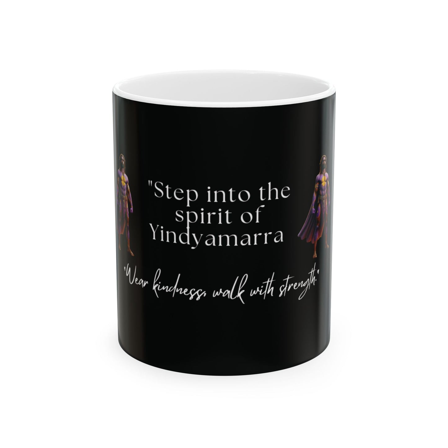 Yindyamarra Ceramic Mug, (11oz, 15oz)