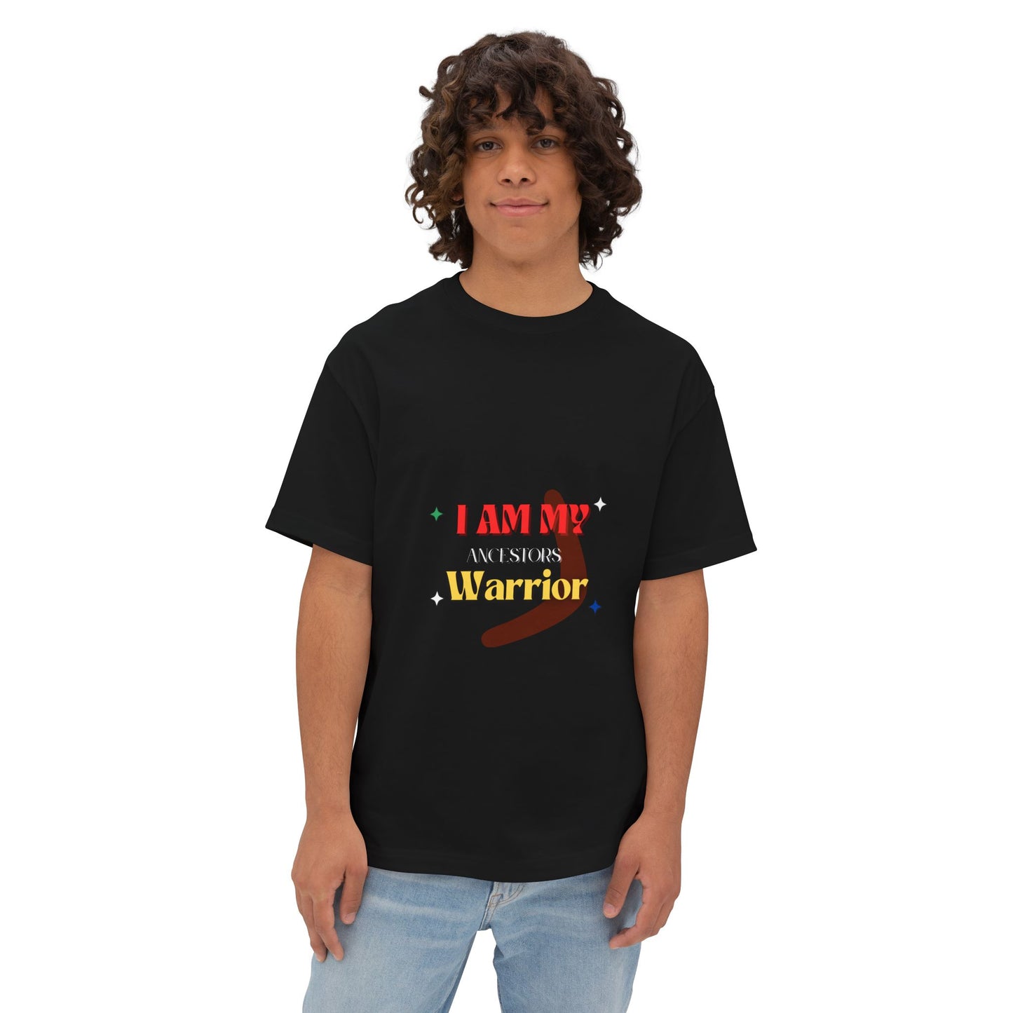 I am my ancestors warrior, Unisex Oversized Shirt, Empowerment Top