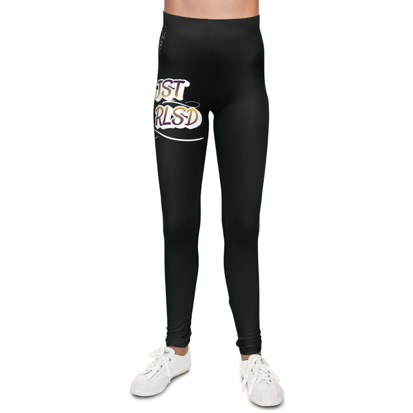 JST RLSD Youth 'Royalty' Black Paisley Leggings