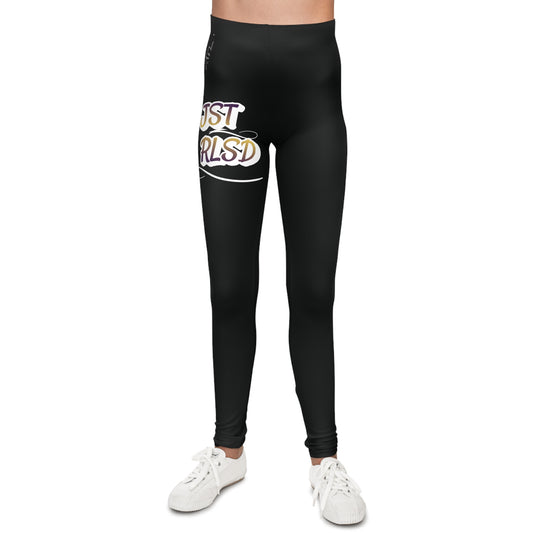 JST RLSD Youth 'Royalty' Black Paisley Leggings