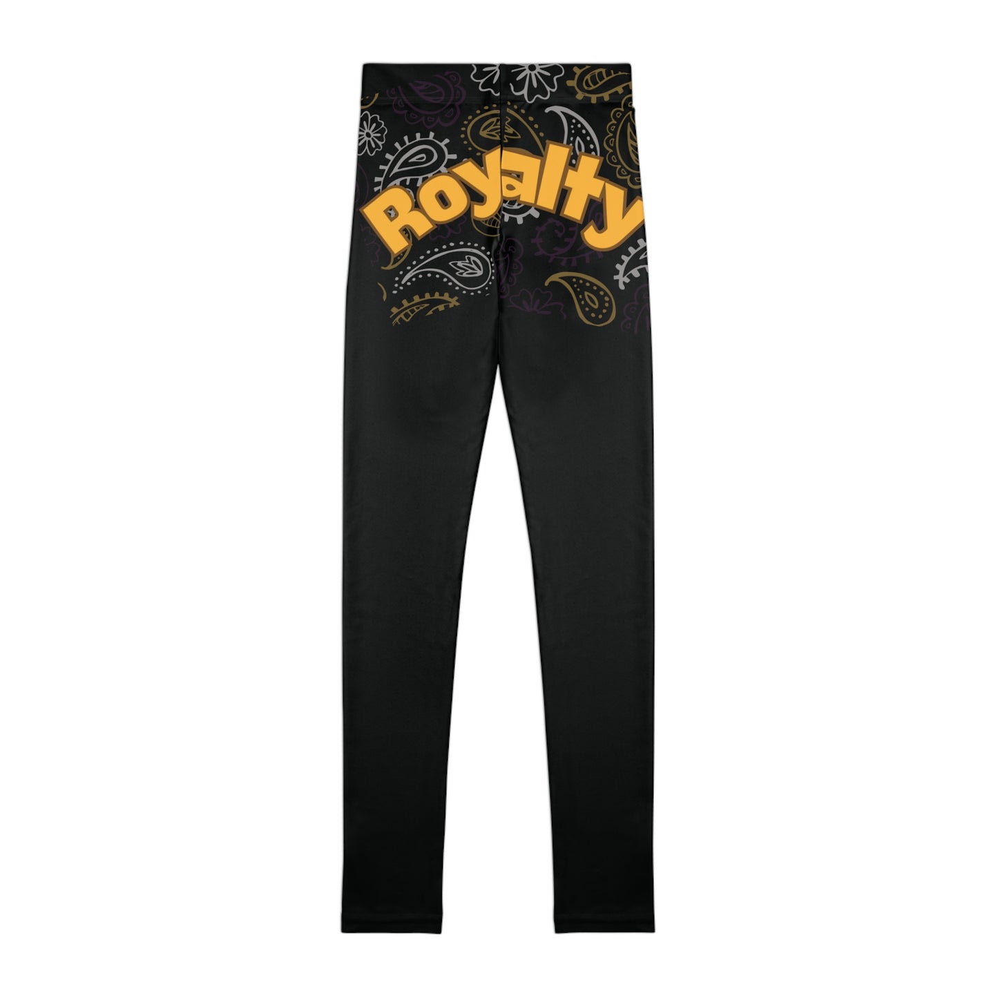 JST RLSD Youth 'Royalty' Black Paisley Leggings